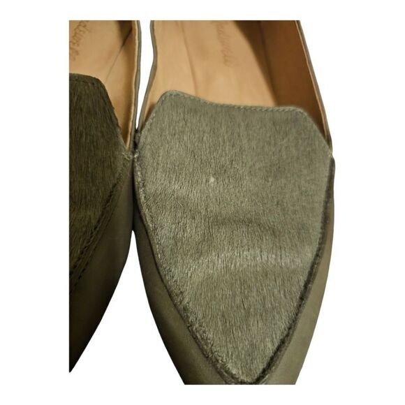 MADEWELL Smoked Graphite Taupe Calf Hair Slip-On Loafers - Size 7 - Picture 8 of 10